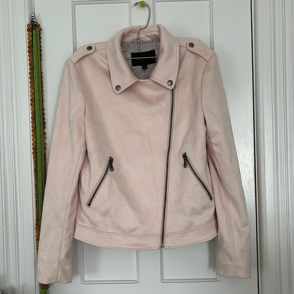 Banana Republic pink suede jacket NWOT
